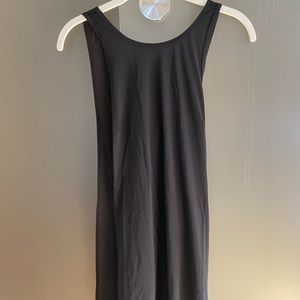 Lululemon Black Racerback Drape Exercise Mini Dress, XS or XXS